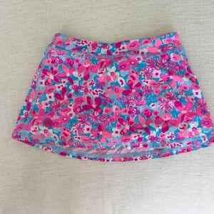 Lilly Pulitzer Pink and Blue Floral Skort